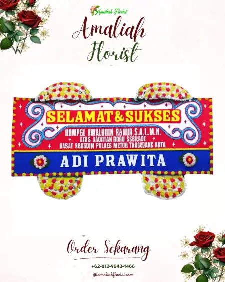 Papan Bunga Ucapan Selamat Kadurahayu